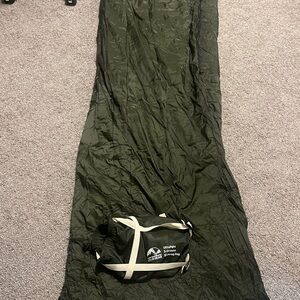 Green Sleeping Bag with Carrying Case